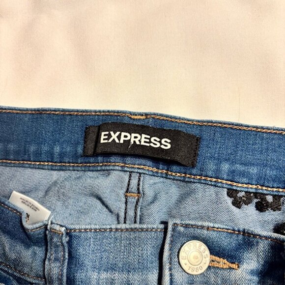 Express Super High Rise Ankle Leggings - Size 10R - Picture 10 of 11